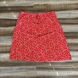 Vintage Sag Harbor Floral Midi Skirt